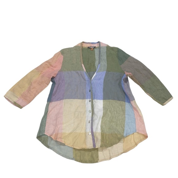 Alembika Tops - Alembika linen pastel shirt